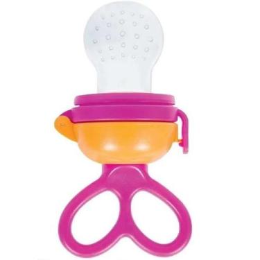 Imagem de Alimentador de Silicone Porta Frutas Rosa Buba 6156