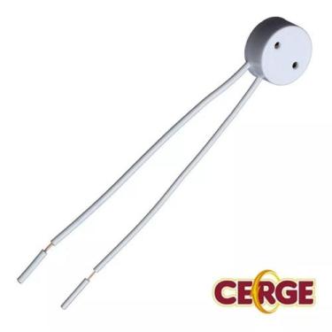 Imagem de Soquete Tomadinha C/rabicho G13/t8/t10/t12 P/led Kit 2 - gerge