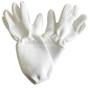Imagem de Luva SR Cross 100% Antiferroada - SR Apicultura, Branco, M