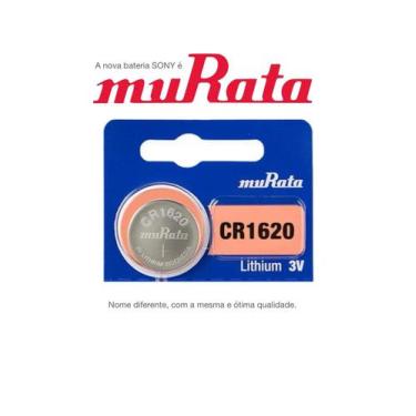 Imagem de 01 Bateria Sony  Murata CR1620 DL1620 ECR1620 3V Célula de Moeda de Lí