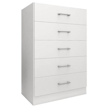 Imagem de Cômoda Aruba 5 Gavetas Fellicci Cor Branco