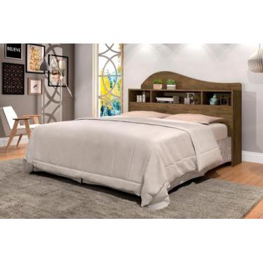 Imagem de Cabeceira Para Box Casal IRLA e Nichos Para Objetos de Decoração Cor J