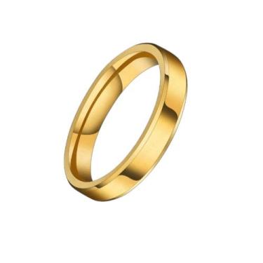 Imagem de Aliança 4mm Chanfrada Casamento Ouro 18K Tungstenio Compromisso - Orem