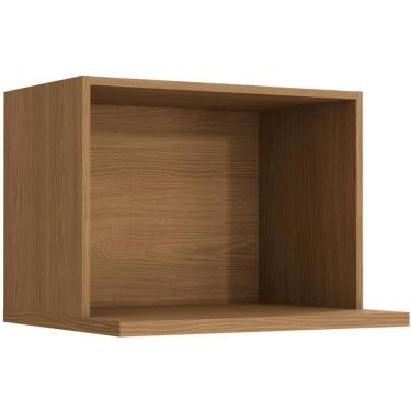 Imagem de Nicho de Cozinha Modulado Maxxi G738 Suporte p/ Microondas 60cm Canela - Kappesberg