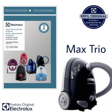 Imagem de Kit 3 Sacos Aspirador de Pó Electrolux Original - Max Trio (SBEON)