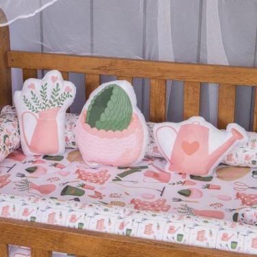 Imagem de Trio de Almofadas Decorativa Specialle Menina para Bebe - Zan Baby, Ho