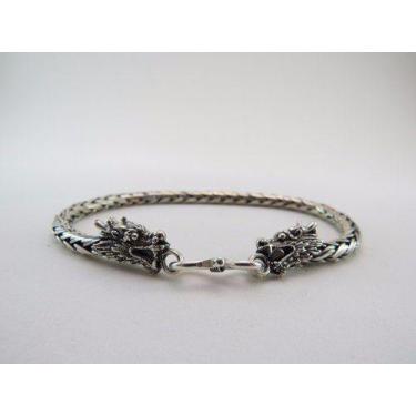 Imagem de Pulseira De Bali Masculina Palmera Em Prata 925 - DG Presentes