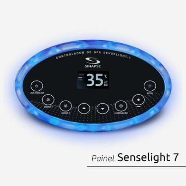 Imagem de Painel Comando Slim 5.371s E Spa Max 5f Senselight 7 Sinapse