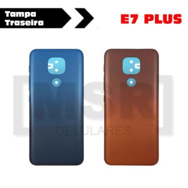 Imagem de Tampa traseira ORIGINAL celular MOTOROLA modelo E7 PLUS, COBRE