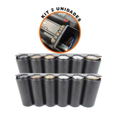 Imagem de Kit 2 Organizador Separador Moedas Para Carro Taxi Uber - Budeplast