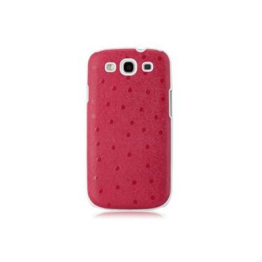 Imagem de GGMM Glamour Plus – Capa de couro legítimo S para Samsung Galaxy S III – Embalagem de varejo – Vermelho