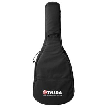 Imagem de Capa Acolchoada Para Violão Folk Aço Alça Dupla Nylon 600 - Thida