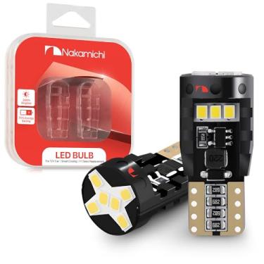 Imagem de Nakamichi Lâmpada LED T10 168 2825 194 W5W Wedge 12-SMD 2016 Chipsets Lâmpadas de substituição de LED livre de erros para carro interior cúpula mapa porta licença luzes de painel de cortesia (azul