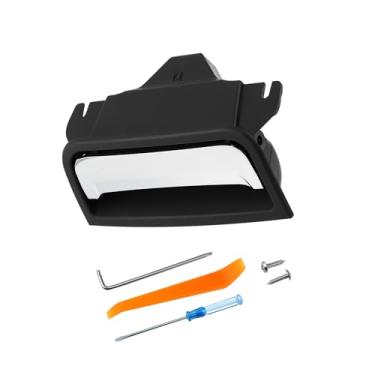 Imagem de Partuto 1 conjunto 22861304 placa de trava da tampa do apoio de braço do console central para Chevy Silverado1500 2014-2018 para GMC Sierra Yukon substituição de bloqueio de tampa de console central