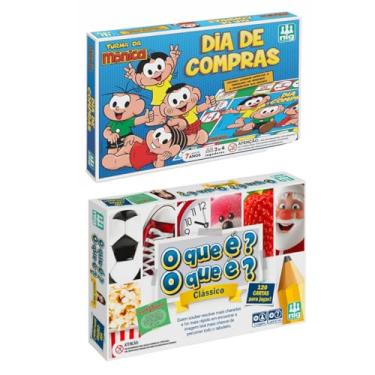 Imagem de Jogos de Tabuleiro 7 anos Dia de Compras e O Que É O Que É - NIG