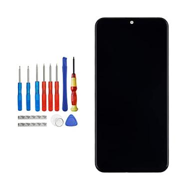 Imagem de Vvsialeek LCD compatível com LG K22+ k22 Plus LMK200Z LMK200E LMK200B LM-K200 Tela LCD sensível ao toque de 6,2 polegadas preta com ferramentas de moldura