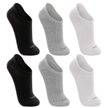 Imagem de Kit 6 Pares Meia Lupo Sport Soquete Sapatilha Invisível, Sortido, P, U