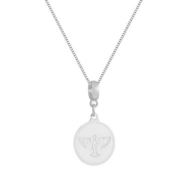 Imagem de Colar Pingente Divino Espírito Santo Banhado a Prata 925 - Work Semijo