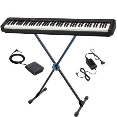 Imagem de Piano Digital Casio Stage Cdp-s110 Preto 88 Teclas + Suporte