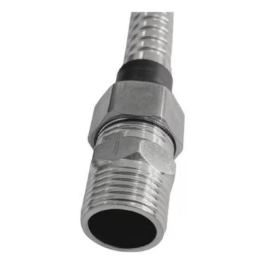 Imagem de Engate Flexivel Mangueira Rabicho Da Torneira Aço Inox 40cm - Montelar