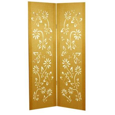 Imagem de Biombo Margarida 2 Folhas sem Pezinhos - ComercialMasul