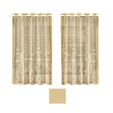 Imagem de Cortina Em Renda Jacquard 2 Mts X 1,20 Mts Para Cozinha - Infinito, Ca