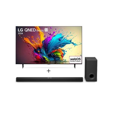 Imagem de Combo Smart TV 4K LG QNED MiniLED QNED90 de 65&quot; 2024 + Soundbar LG S90TY