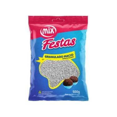 Imagem de Confeito Granulado Macio Mix - 500g ( Escolha as Cores), Branco