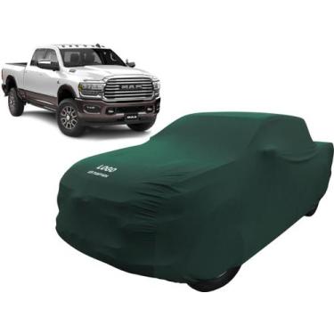 Imagem de Capa Camionete Logo Dodge Ram 3500 Tecido Lycra Anti Riscos - Mz, Verd