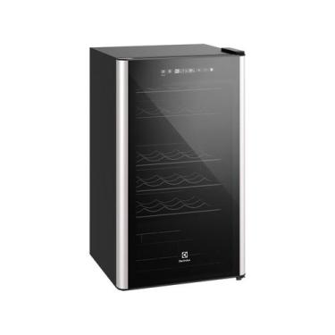 Imagem de Adega Electrolux 29 Garrafas com Compressor Dual - Zone Preta com LED 