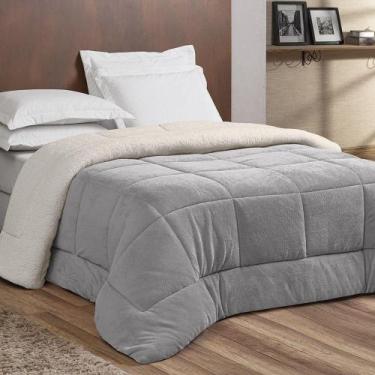 Imagem de Coberdrom Casal Queen Sherpa Edredom Cobertor Pele Carneiro - GABY ENX