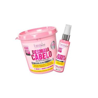 Imagem de Kit Máscara Desmaia Cabelo 350g e Sérum 60ml Forever Liss - Forever Li