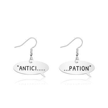 Imagem de PLITI Rocky Horror Show Presente Inspirado no Filme de Terror Presente Amante Filme Musical Presente Antici Pation Brincos para Fãs de Rocky, Medium, Aço inoxidável, Sem pedra preciosa