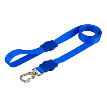 Imagem de Mood Pet Coleira Guia Para Cães Cachorro Adestramento Passeio Porte Grande Médio Pequeno (Blue, P)