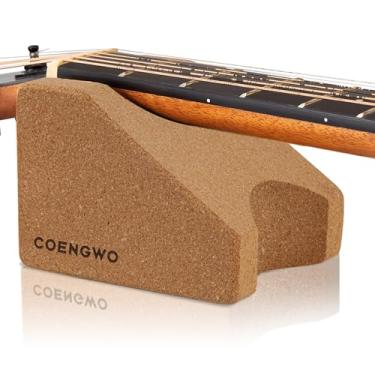 Imagem de COENGWO Descanso De Pescoço De Guitarra, Suporte De Berço De Pescoço De Guitarra Travesseiro Instrumento De Corda Ferramenta Luthier Para Estação De Trabalho De Guitarra, Ukuleles, Violinos, Banjos, B