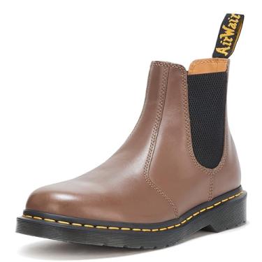 Imagem de Dr. Martens Bota Chelsea unissex para adultos 2976 Artimus Leather, Cáqui escuro, 8 Women/7 Men