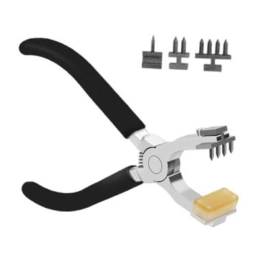 Imagem de Fancyes Ferramenta de furador de couro Alicate silencioso Alicate prático e fácil de usar Alicate de mão Furador para cintos, tiras de roupas, selas, bolsas, a