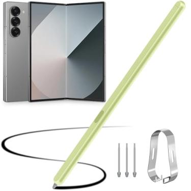 Imagem de TONGATE Para Galaxy Z Fold 6/5 Slim S Pen Fold Edition 4096 Níveis de pressão apenas para telefones Samsung Z Fold 6/5, caneta Stylus de toque Fold5/6 S, ponta de caneta de 1,5 mm, com 3 pontas e 1