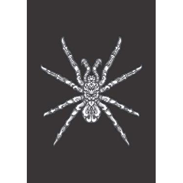 Imagem de Notizbuch A5 liniert mit Softcover Design: Vogelspinne Spinne Terrarium Züchter Spinnenangst: 120 linierte DIN A5 Seiten