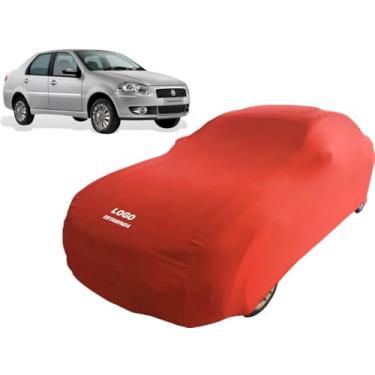Imagem de Capa De Tecido Automotiva Fiat Siena (Vermelho)