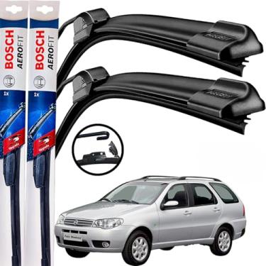 Imagem de Palheta Limpador Parabrisa Bosch Aerofit Par de Palheta Limpadora Dianteiro Original Fiat Palio Weekend 2000 á→2007