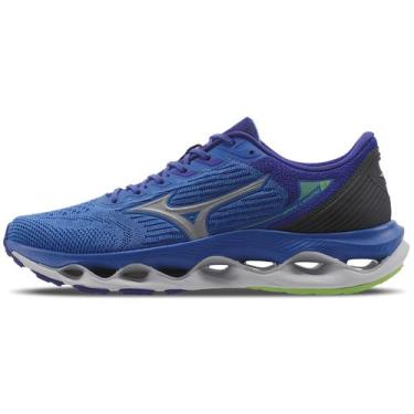 Imagem de Tênis de Corrida Masculino Mizuno Wave Legend 4, Azul, 41