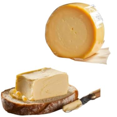 Imagem de Autêntico Queijo Canastra 1kg Meia Cura + Manteiga Artesanal Mineira 400g – Sabor e Tradição de Minas Gerais