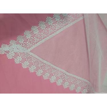 Imagem de VÉU CCB notas musicais colcheia - Quadrado ou Redondo - - Padrao, ADUL