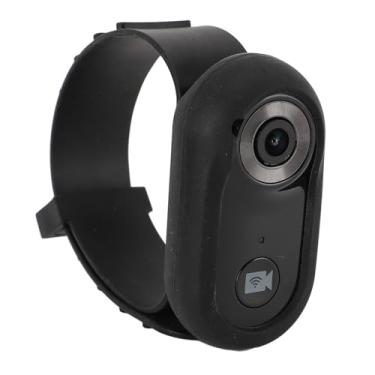 Imagem de Câmera de coleira de gato, 1080P Câmera de coleira de gato com gravação de vídeo Mini câmera esportiva sem fio, pequenas câmeras de ação, câmera corporal vestível para