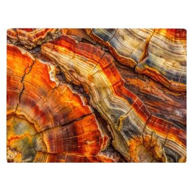 Imagem de Tábua de corte de vidro de ágata de grão de madeira petrificada, presente decorativo, pedra de granito marmorizado, presente para sua mãe, esposa