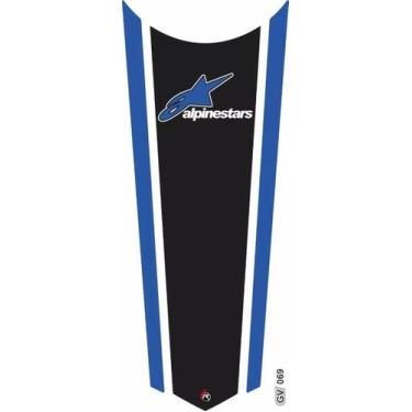 Imagem de Adesivo Faixa  Gravata  Tanque Resinado Cg Apinestars 069 - Resitank