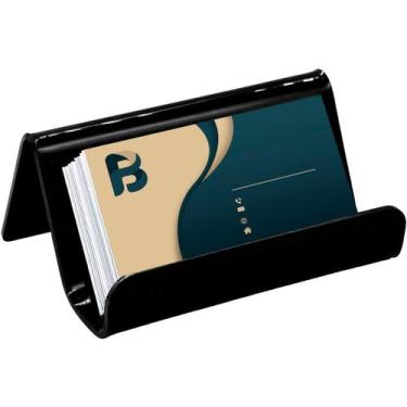 Imagem de Porta Cartão de Visita Acrílico Suporte Mesa Balcão Stand Organizador 