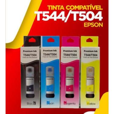 Imagem de Kit com 04 und Tinta compatível Epson - Premium Ink