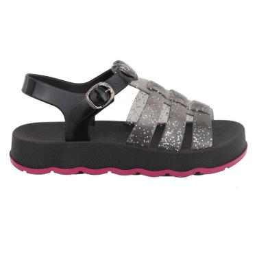 Imagem de Sandalia Papete Feminina Infantil Preta-Feminino